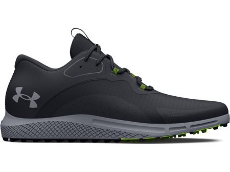 Under Armour Charged Draw 2 Waterproof Spikeless Shoes - Black Steel Discount