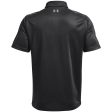 Under Armour Performance Printed Polo Shirt - Jet Grey Black Steel For Discount