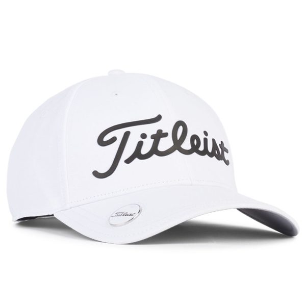 Titleist Players Performance Ball Marker Cap - White Black For Cheap