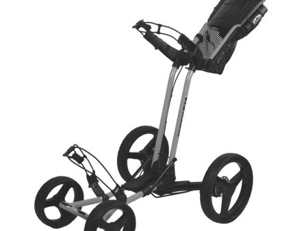 Sun Mountain Pathfinder PX4 4-Wheel Push Trolley - Cement Grey For Sale