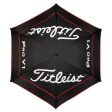 Titleist Tour Double Canopy Umbrella - Black White Red Fashion