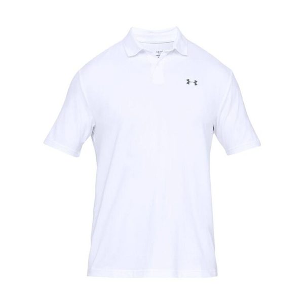 Under Armour Performance Polo 2.0 - White Pitch Grey Online Sale