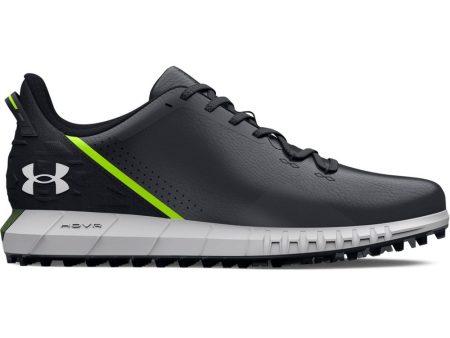 Under Armour HOVR Drive Wide Fit Spikeless Waterproof Shoes - Black Halo Grey Online