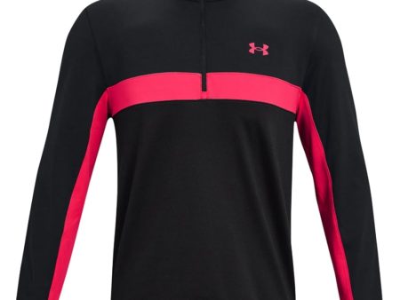 Under Armour Storm 1 2 Zip Pullover - Black Pink Supply