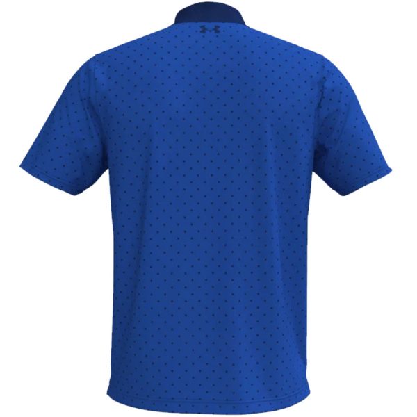 Under Armour Performance Printed Polo Shirt - Versa Blue Online Hot Sale