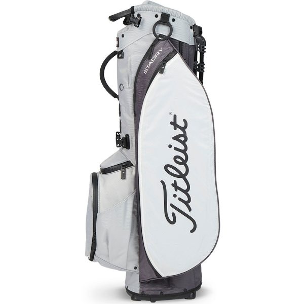 Titleist Players 5 StaDry Waterproof Stand Bag - Grey Graphite White For Discount