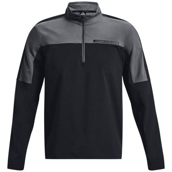 Under Armour Storm Windstrike 1 2 Zip Pullover - Black Pitch Grey Hot on Sale