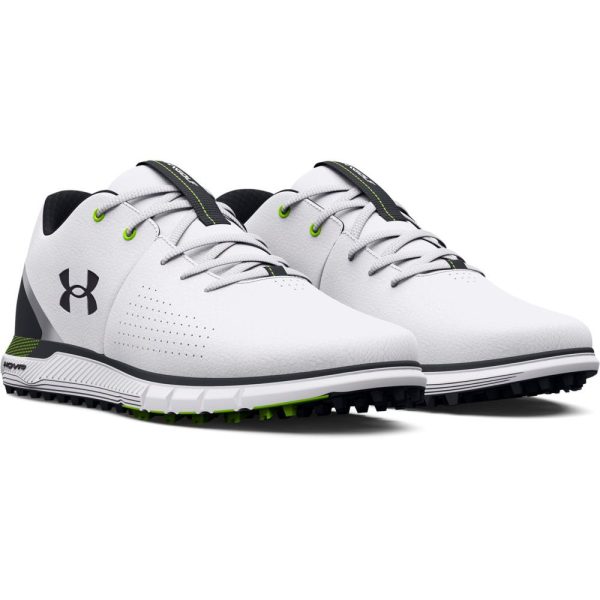 Under Armour HOVR Fade 2 Wide Fit Spikeless Waterproof Shoes - White Black Supply