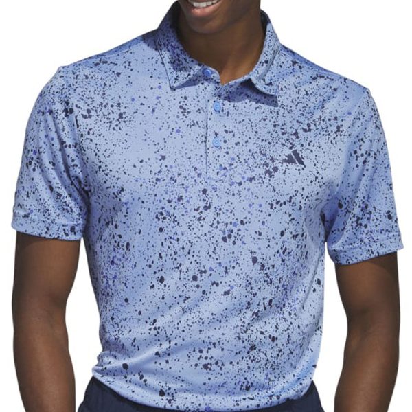 adidas Jacquard Polo Shirt - Blue Fusion Collegiate Navy Lucid Blue Discount