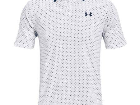 Under Armour Performance Printed Polo Shirt - White Academy For Sale