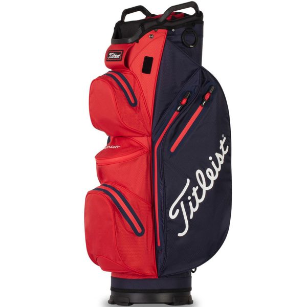 Titleist StaDry Cart 14 Waterproof Cart Bag - Navy Red Online