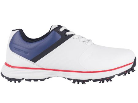 Stuburt PCT II Spiked Waterproof Shoes - White Navy on Sale