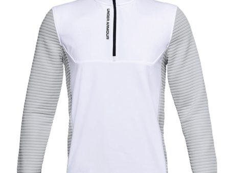 Under Armour Storm Evolution Daytona ½ Zip Sweater - White Halo Grey For Discount