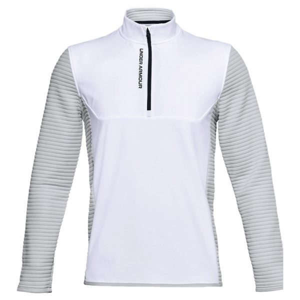 Under Armour Storm Evolution Daytona ½ Zip Sweater - White Halo Grey For Discount