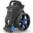 PowaKaddy Micra 3-Wheel Push Trolley - Gunmetal Blue Online