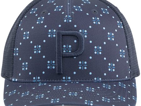 Puma Rochester P Cap - Navy Blazer Tropical Aqua For Sale