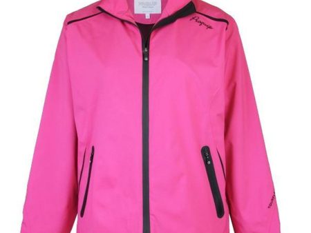 ProQuip Ladies Tourflex 360 Grace Waterproof Jacket - Pink Black Discount