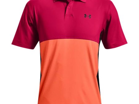 Under Armour Performance Blocked Polo Shirt - Knock Out Electric Tangerine Fashion