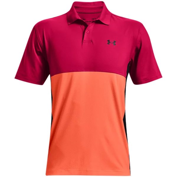 Under Armour Performance Blocked Polo Shirt - Knock Out Electric Tangerine Fashion