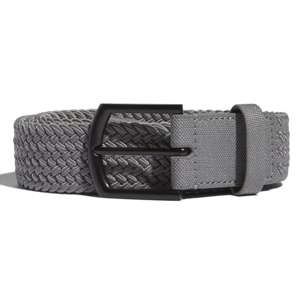 adidas Braided Stretch Belt - Grey Heather Online Hot Sale