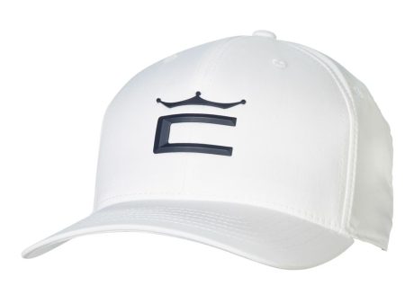 Cobra Tour Crown 110 Snapback Cap - White Navy Hot on Sale