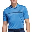 adidas Chest Print Polo Shirt - Focus Blue Sale