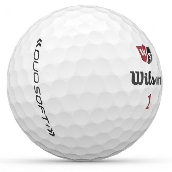 Wilson DUO Soft+ Golf Balls - White - 12 Pack Cheap