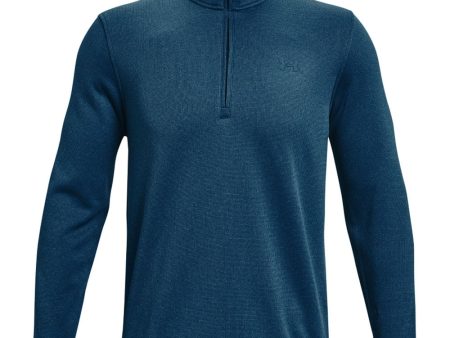 Under Armour Storm Sweater Fleece 1 2 Zip - Petrol Blue Supply