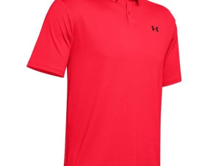 Under Armour Performance 2.0 Golf Polo Shirt - Red Hot on Sale