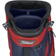 Titleist Players 4 StaDry Waterproof Stand Bag - Navy White Red on Sale