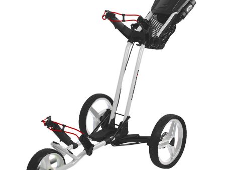 Sun Mountain Path Finder PX3 3-Wheel Push Trolley - White Online Sale