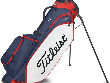 Titleist Players 4 StaDry Waterproof Stand Bag - Navy White Red on Sale