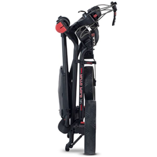 Big Max Autofold FF 3-Wheel Push Trolley - Black Supply