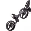 SkyMax Cube 3 3-Wheel Push Trolley - Charcoal Black Discount