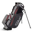 Titleist Hybrid 14 StaDry Waterproof Stand Bag - Charcoal Grey Red Supply