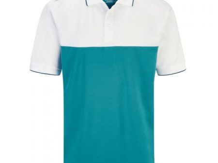 Stuburt Evolve Duo Block Polo Shirt - Blue Steel Supply