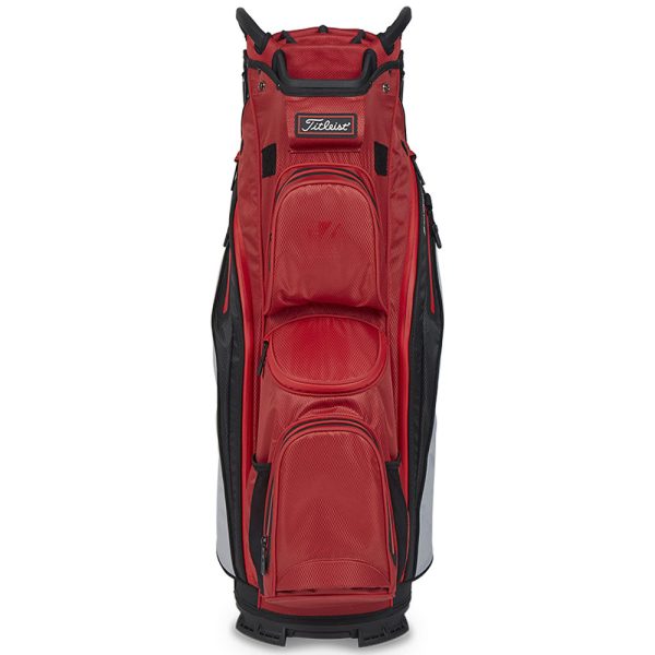 Titleist Cart 14 StaDry Waterproof Cart Bag - Dark Red Grey Black Discount