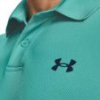 Under Armour Performance Blocked Polo Shirt - Neptune Sea Mist For Sale