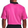 Under Armour Performance 3.0 Colour Block Polo Shirt - Black Rebel Pink Online Hot Sale