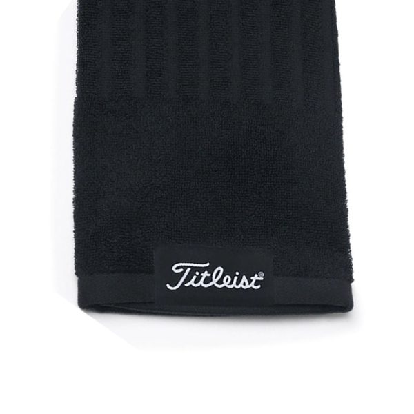 Titleist Trifold Cart Towel - Black For Discount