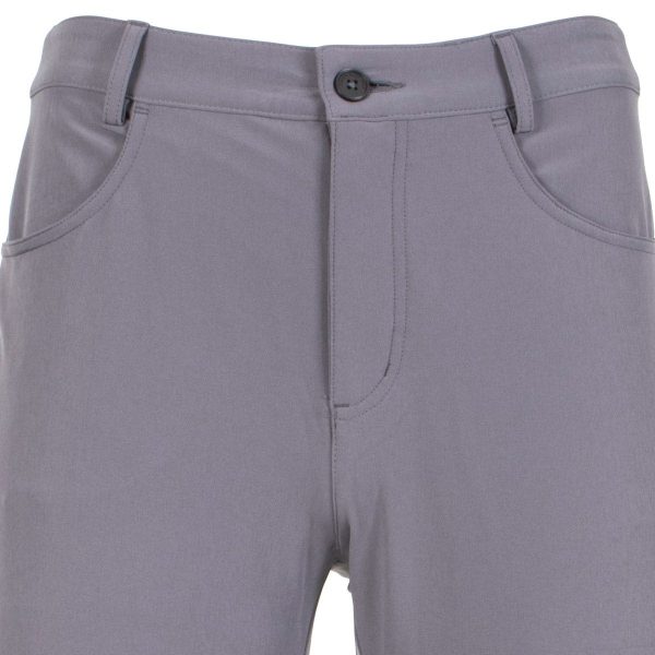 Calvin Klein Genius 4-Way Stretch Tapered Shorts - Silver Online Sale