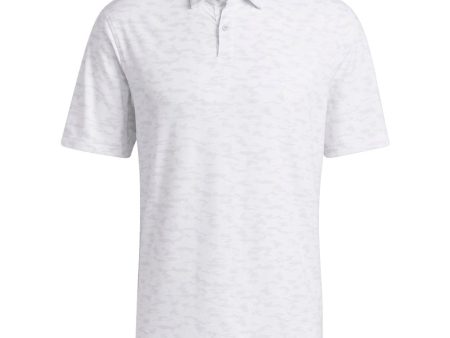 Adidas Go-To Camo Polo - Grey One White on Sale