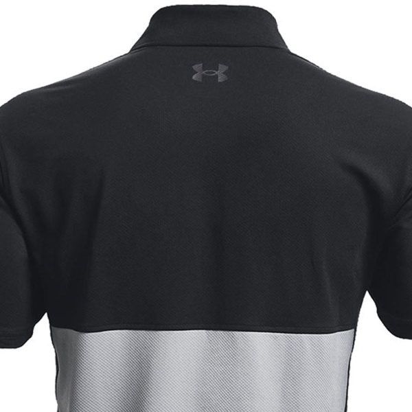 Under Armour Performance Blocked Polo Shirt - Black Steel Online