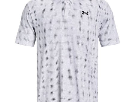 Under Armour Playoff 3.0 Dueces Grid Printed Polo Shirt - White Midnight Navy For Discount