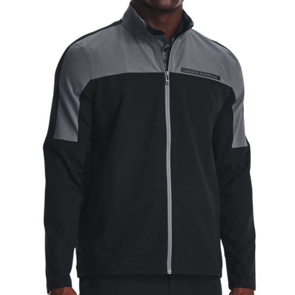 Under Armour Storm Windstrike Full Zip Pullover - Black Pitch Grey Hot on Sale