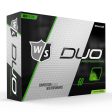 Wilson Duo Professional Green Matte Golf Balls - 12 Pack Online Hot Sale