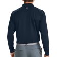 Under Armour Performance Textured Long Sleeve Polo Shirt - Black For Discount