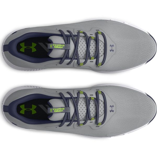 Under Armour Charged Draw 2 Wide Fit Waterproof Spiked Shoes - Mod Grey Midnight Navy Cheap