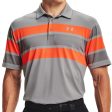 Under Armour Playoff 2.0 Block Stripe Polo Shirt - Grey Wolf Concrete For Sale