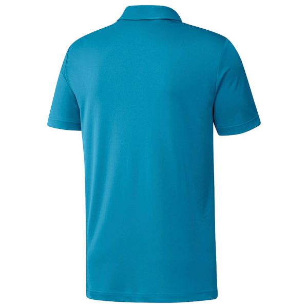 adidas Chest Print Polo Shirt - Sonic Aqua Online Sale